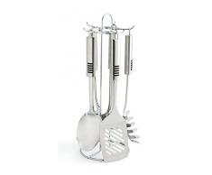 Quid 7237060Â âÂ Supporto da 5 mestoli in Acciaio Inox, 15x15x40cm