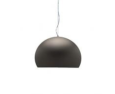 Kartell a + +, Big Fl/Y lampada a sospensione, Plastica, marrone, E27 15 wattsW 240 voltsV
