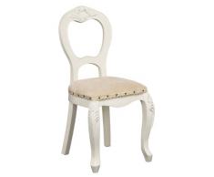 Premier Housewares 2403186 Sedia Chateau Chantilly, Piedi in Legno Massello ed MDF