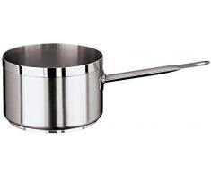 Paderno 11106-24 Casseruola Alta, Un Manico, in Acciaio Inox, 24 cm