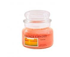 Village Candle 127311860 Sunrise Vaso Piccolo, Arancione, 9.6 x 9.3 x 8.3 cm