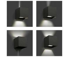 Faro 70637 - OLAN LED Lampada da parete grigio scuro