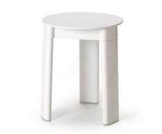 Gedy 20720200000 - Sgabello trio bianco