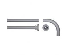 Sealskin Seallux Binario Modulare per Tenda da Doccia, Acciaio Inox Cromato, 90 x 2,8 x 2,8 cm