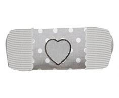 Soleil docre Cuscino cilindrico in Cotone 20x50 cm Passion Grigio