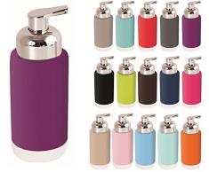 MSV - Distributore di Sapone Moderno 23 x 6,5 x 6,5 cm. Viola