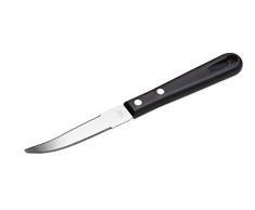 Kitchen Craft Coltello da Frutta con Lama in Acciaio Inox, Nero, 17.5 cm