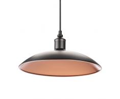 Smartwares Lampada a Sospensione Stile Industriale E27, 60 W, Nero, 32 x 32 x 110 cm
