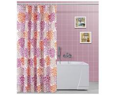 FERIDRAS 187027 Tenda Doccia, Poliestere, Multicolore, 5x240x200 cm