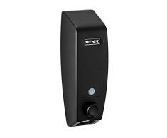 Wenko Dispenser per Sapone Liquido Varese, Nero, capacitÃ 0,45 l, 1-Kammer