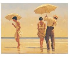 Artopweb Pannelli Decorativi Vettriano Mad Dogs Quadro, Legno, Multicolore, 80x1.8x60 cm