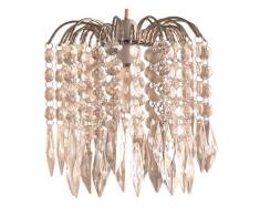Lighting Web Co - Lampadario a gocce con struttura in argento, a 4 piani, colore: Diamante