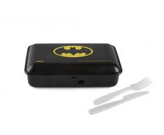 Excelsa Supereroi Contenitore Porta Pranzo Batman, Nero, 22 x 13 cm