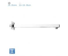 Braccio Doccia Soffione Thin Line in Acciaio Inox Dritto