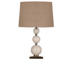 Premier PREM-2501479 Lampada da Tavolo, Ceramica, Crema