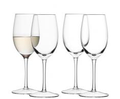 Lsa International Calice Vino 260Ml. Set Da 4. Bianco
