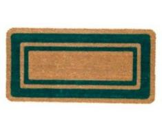 Velcoc - Zerbino tropicale in cocco 14 bordi, 120 x 60 cm, multicolore