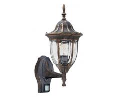 RABALUX 8370 a + + to e, Milano Lampada da parete, metallo, 60 Watts, E27, Oro antico, 22 X 16, 5 x 28 cm