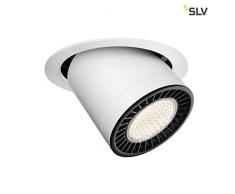 SLV, Faretto da incasso a soffitto, forma rotonda, 3000 lumen, 3000 kelvin