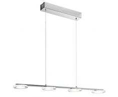 Eglo CARTAMA Lampadario a Sospensione Integriert, Argento