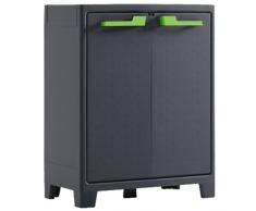 Keter Moby Basso XL - Armadio Impermeabile Cert. Ipx3-80X44X100H Antracite