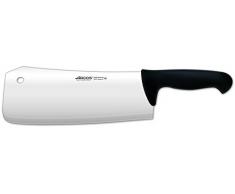 Arcos Serie 2900 - Mannaietta Mannaia da Cucina Coltello Scannare Coltello Macellaio - Lama Acciaio Inossidabile Nitrum 240 mm - Manico Polipropilene Colore Nero