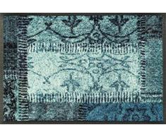 Wash&Dry Vintage Patches TÃ¼rkis Zerbino, Acrilico, Verde, 40 x 60 x 0.7 cm