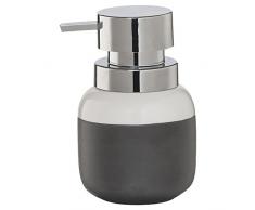 Sealskin Sphere Dispenser per Sapone Liquido, Porcellana, Grigio Scuro, 14,3 x 10 x 10 cm