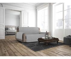 Italian Bed Linen Copridivano Antiscivolo Comfort, Grigio, 2 Posti Maxy