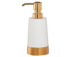 Sealskin Glossy Dispenser per Sapone Liquido, Poliresina, Oro, 8,9 x 17,9 x 7,3 cm