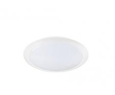 Trio Leuchten Trio 626510901 Gonzalo Plafoniera LED, 1x9 Watt, Bianco, 30 cm SMD 9W