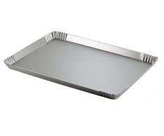 OTTINETTI Linea Pasticceria Vassoio, Alluminio, Argento