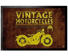 1art1 Motociclismo - Vintage Motorcycles Service And Repair Zerbino (60 x 40cm)