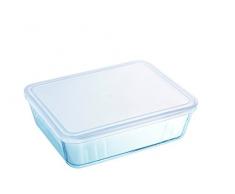 Pyrex Cook&Freeze Contenitore rett. con coperchio in vetro borosilicato 22 X 17 X 6 cm_1,5L