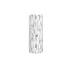 Alessi BM05 W Barkvase Vaso per Fiori in Acciaio Colorato con Resina Epossidica, Bianco