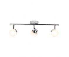 Brilliant, Lampada da soffitto a 3 luci, LED integrato, 5 watt, 320 lumen