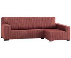 Martina Home - Copridivano Elastico per Chaise Longue Braccio Destro 32x42x17 cm Bordeaux