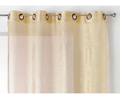 Linder Tenda con Occhielli Poliestere/Poliammide 145Â x 240Â cm, Poliestere, Oro, 145 x 240 cm
