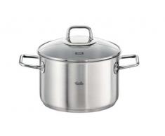 Fissler viseo / pentola (5,7 litri, Ã 24 cm) in acciaio inox, con coperchio in vetro, adatta per il piano a cottura a induzione, lavabile in lavastoviglie