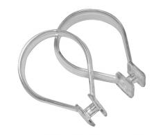 Sealskin Anelli per Tenda da Doccia, Trasparente, 3Â x 4.7Â x 6.6Â cm