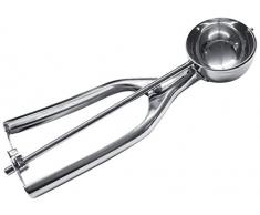 Fackelmann Porzionatore Inox a Molla per Gelati, Argento