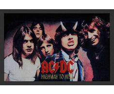 Empire Merchandising GmbH, 658326, AC/DC Highway To Hell, Zerbino in polipropilene, 60 x 40 cm, (Bunt)