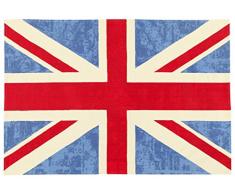 ABC Tappeto Ikat Cotton Blu 120x180 cm