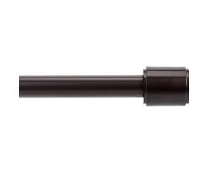AmazonBasics - Bastone per tenda, con terminali a cilindro, da 183 a 366 cm, diametro 3 cm, caffÃ¨ (bronzo scuro)