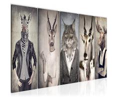 Quadro Animali 150 x 60 cm - XXL Immagini Murale Stampa su Tela Decorazione da Parete Pronte per lapplicazione - 018356a