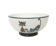 Enesco 643822 Ciotola Set di 8, 14.5 cm, Ceramica, Multicolore, 14.5x7.3x14.5 cm, 8 unitÃ 