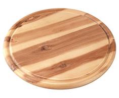 Fackelmann 37754 Tagliere, Legno, Marrone, 25 x 25 x 1,5 cm
