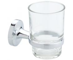 Haceka Aspen 41020110 - Portaspazzolino con bicchiere in vetro