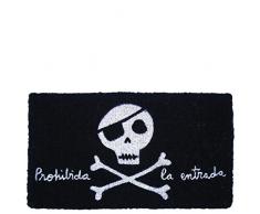 laroom Zerbino, Fibra di Cocco e PVC Base, Nero