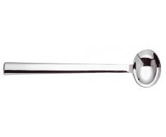 Alessi JH01/1H Rundes Modell Set di 6 Cucchiai da Tavola in Acciaio Inossidabile 18/10, Modello Originale, Finitura Lucida